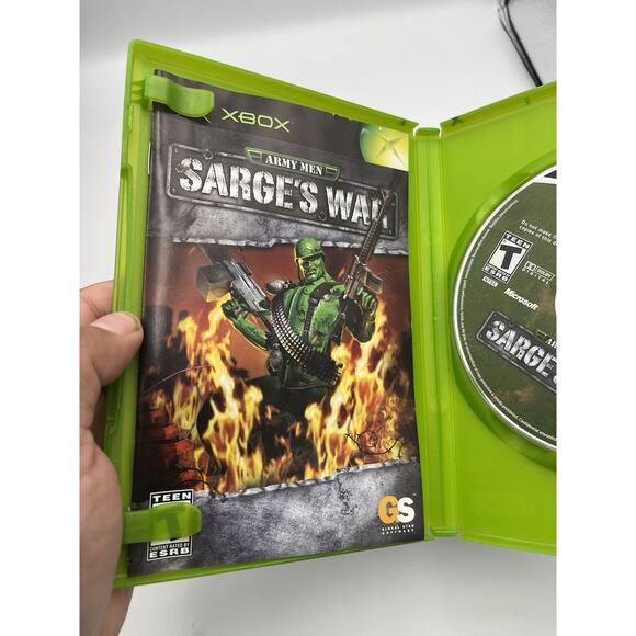 Army Men: Sarge's War (Microsoft Xbox, 2004) Complete In Box - Picture 8 of 8